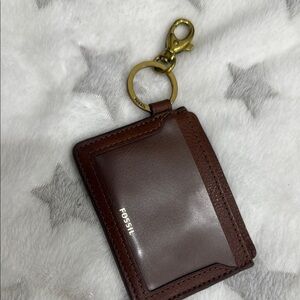 Fossil Dark Brown Leather Key Holder